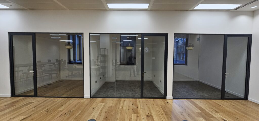 office glass partitioning
