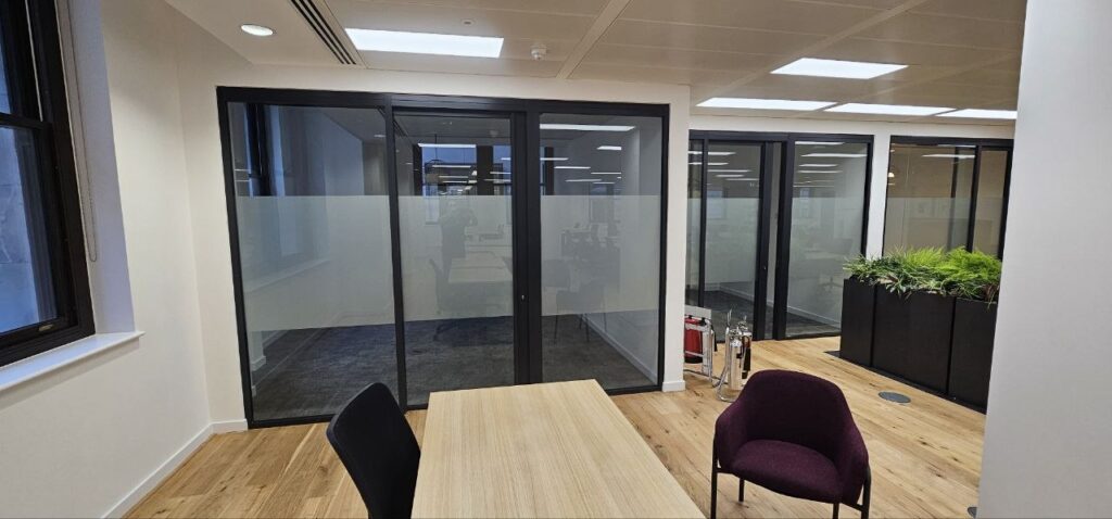 frosted glass London