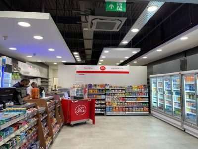 suspended ceiling in post office